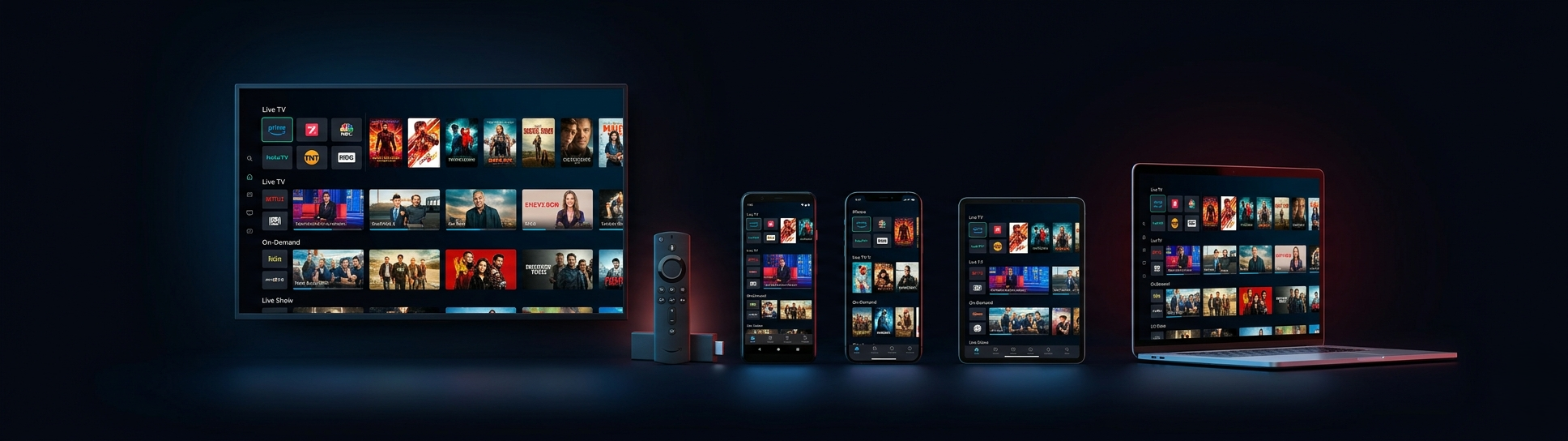 Smart IPTV auf allen Geräten – Smart TV, Fire Stick, Android, iPhone