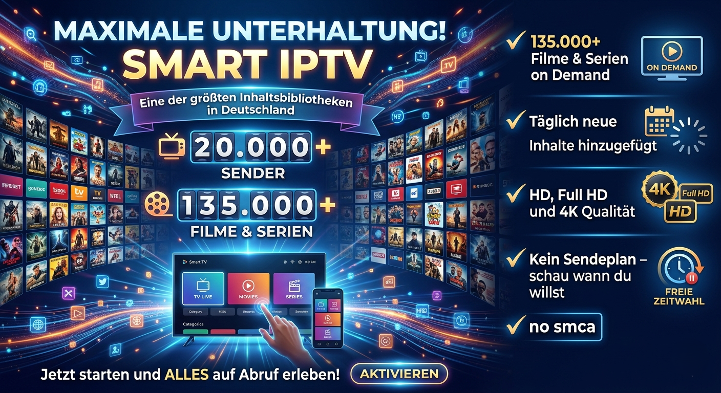 Smart IPTV – 135.000 Filme und Serien auf Abruf